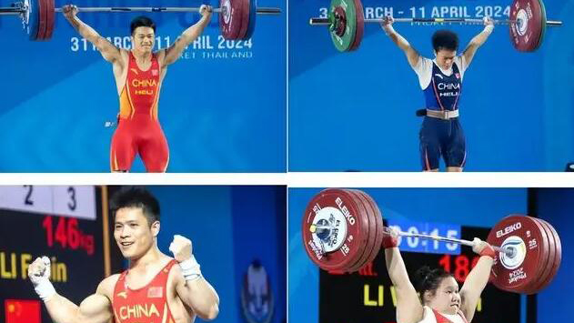 四位奧運冠軍領銜 中國舉重隊公布巴黎奧運會參賽名單