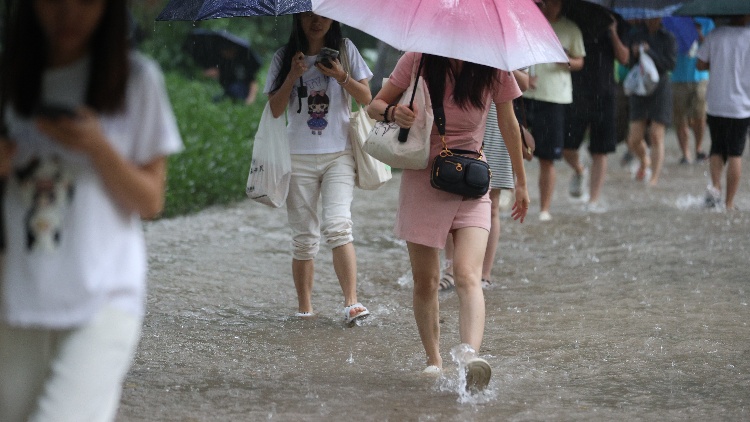 深圳市擴展分區暴雨黃色預警信號
