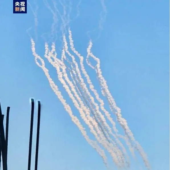 以色列中部遭哈馬斯火箭彈襲擊 