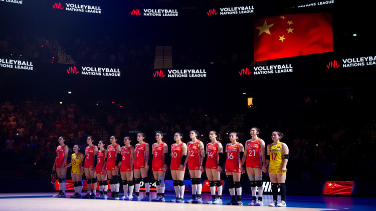 中國女排3-1戰勝荷蘭女排