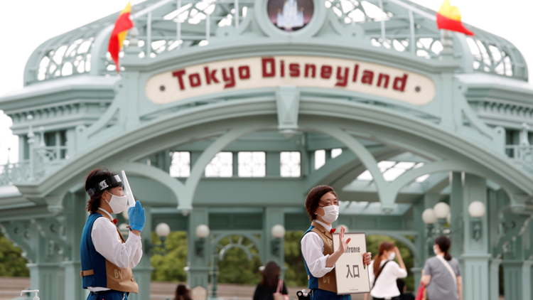 日本關東落雷電壓驟降 東京迪士尼部分設施停運