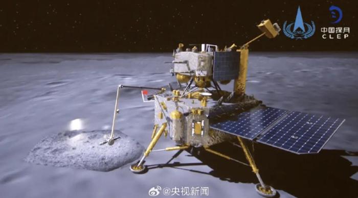 嫦娥六號上升器從月背起飛 進入預定環月軌道