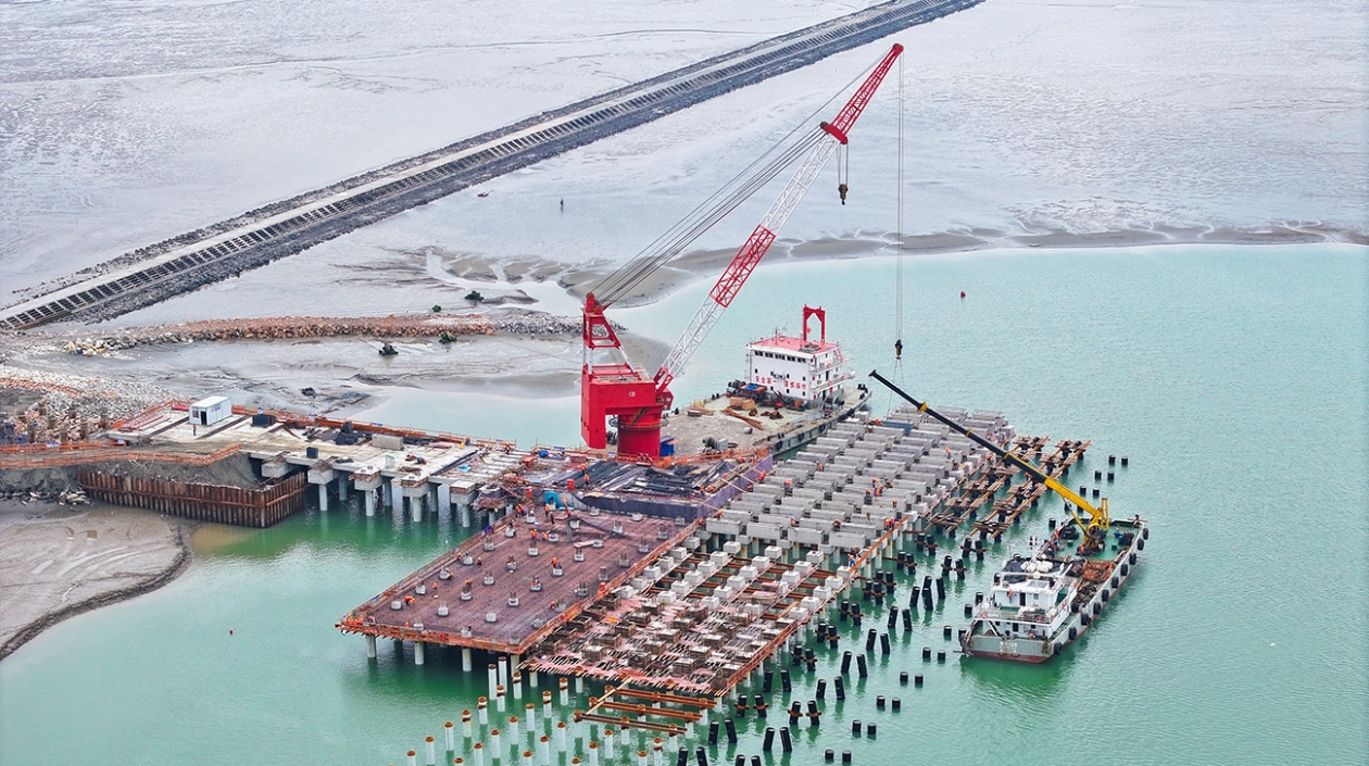 江蘇如東建設金牛碼頭 提升港口集疏運能力