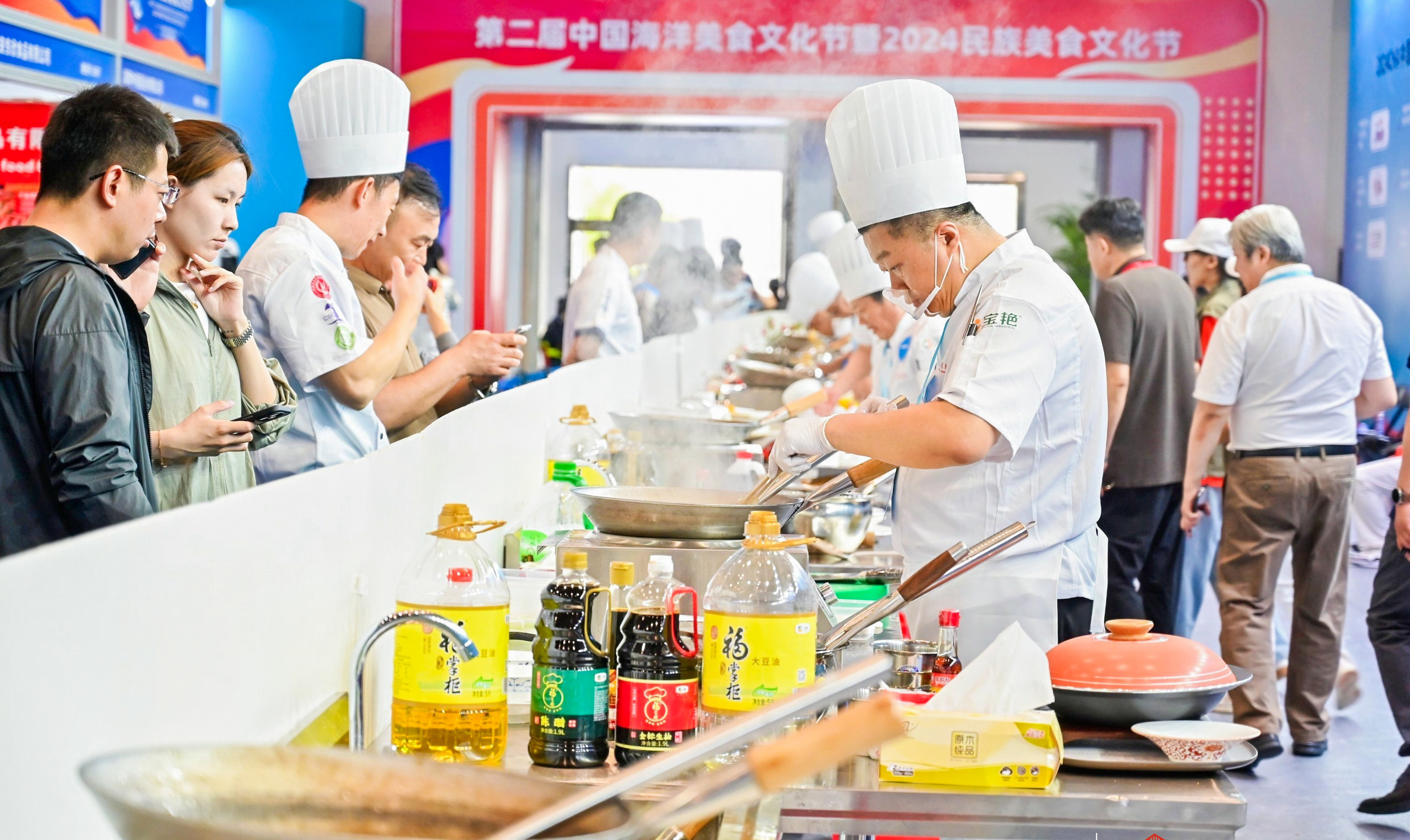 第二屆中國海洋美食文化節在青島西海岸新區開幕