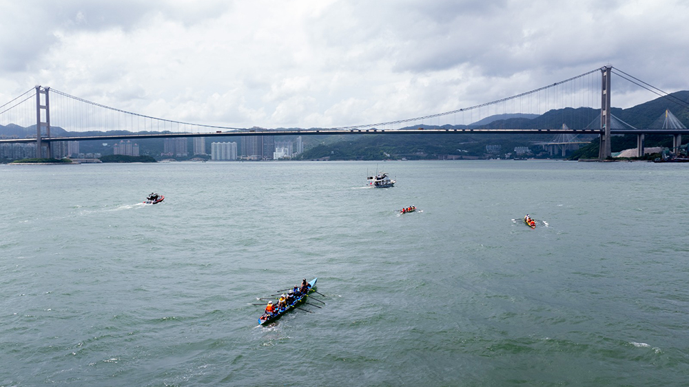 香港遊艇會辦27公里海岸賽艇活動 慶祝特區成立27周年