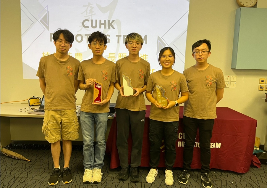 中大團隊研發AI機械人連獲兩獎 將代表香港參加亞太區機械人大賽