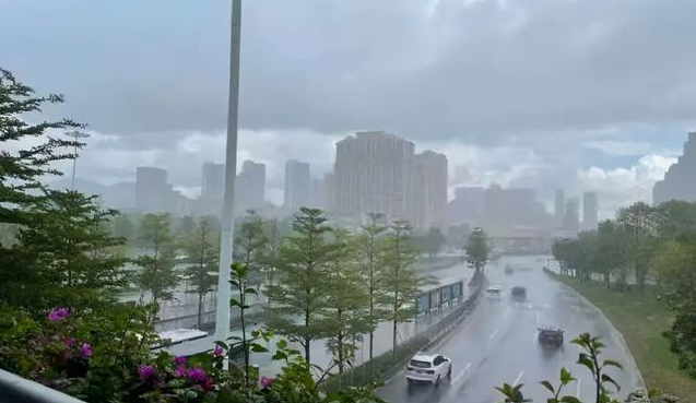 深圳市發布暴雨黃色預警