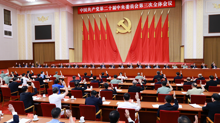 中國共產黨第二十屆中央委員會第三次全體會議公報