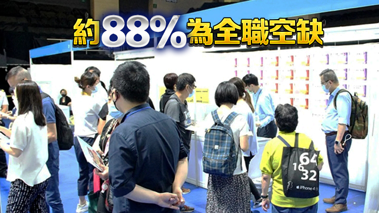 勞工處旺角招聘會提供逾3300職位空缺 月薪最高2.4萬元