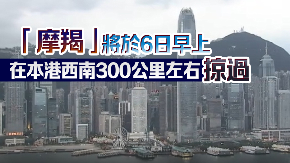 持續更新丨天文台改發8號風球 料至少維持至6日12時