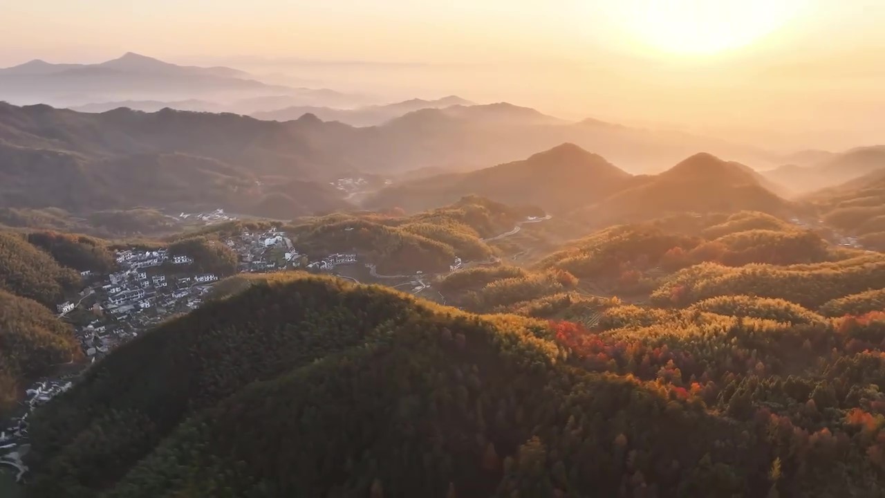 有片 | 皖徽州區：日出靈山風光美