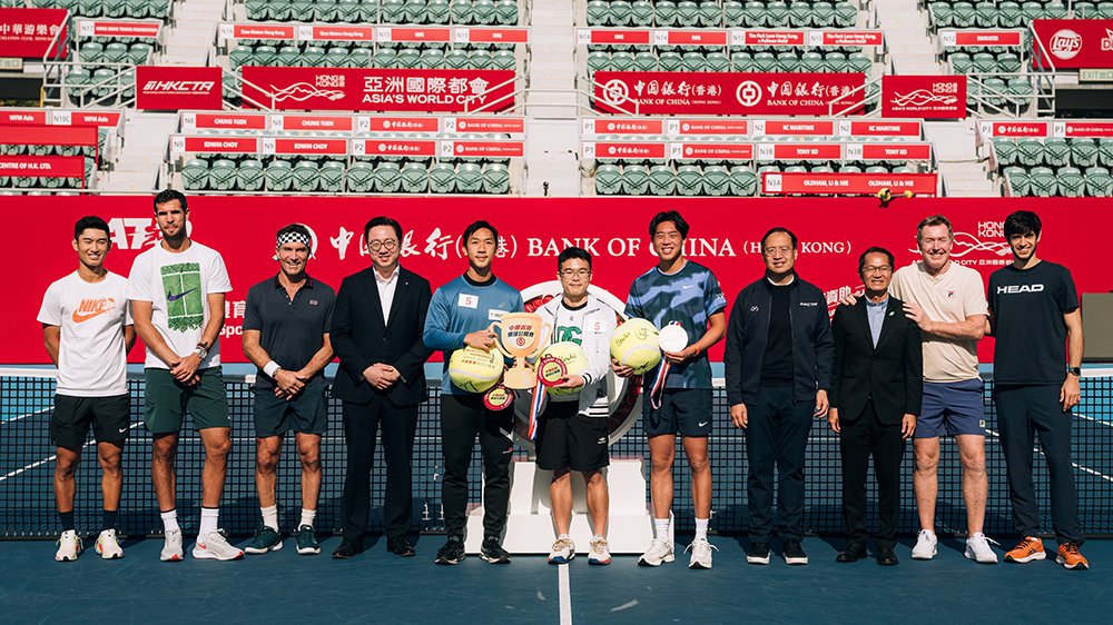 ATP香港網球賽周日維園開打 黃澤林商竣程首圈正面交鋒