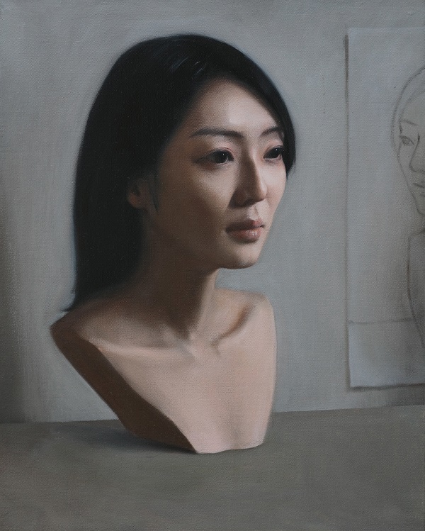 2a_Xue Ruozhe, Double Cast of R, 2021, Oil on linen, 40 x 50 (Courtesy of the gallery and artist).JPG