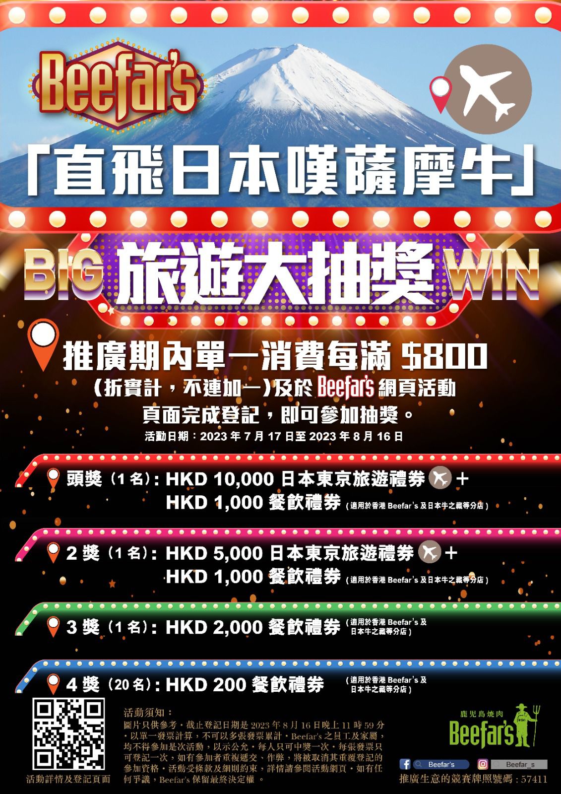 於Beefar’s消費滿HK$800或以上，即有機會贏取HK$10,000日本東京旅遊禮券及HK$1,000餐飲禮券，直飛日本嘆薩摩牛.JPG